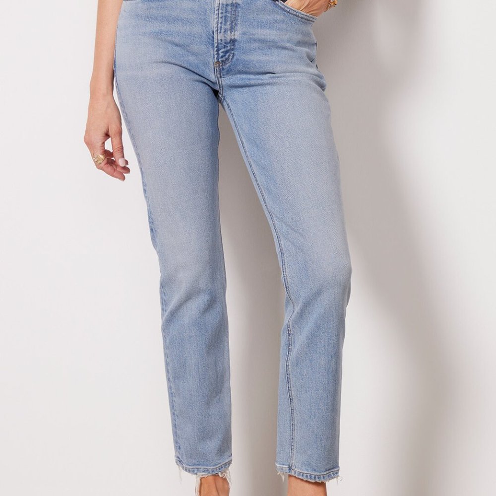 Agolde Willow Mid Rise Slim Crop